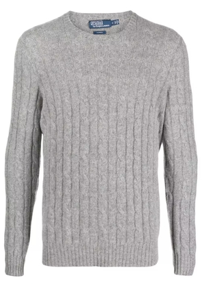 Polo Ralph Lauren cable-knit cashmere jumper - Grey
