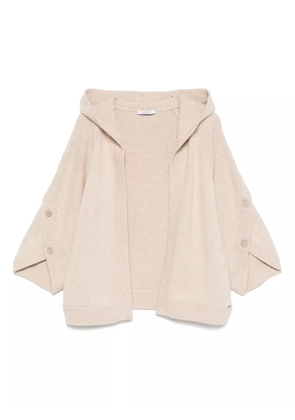 Max Mara hooded cardigan - Neutrals