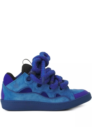 Lanvin Curb suede sneakers - Blue