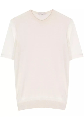 Agnona panelled cashmere-blend top - Neutrals