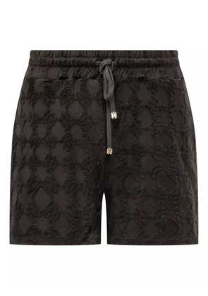 AMIRI drawstring cotton-blend shorts - Brown