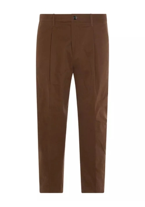Nine In The Morning straight-leg trousers - Brown