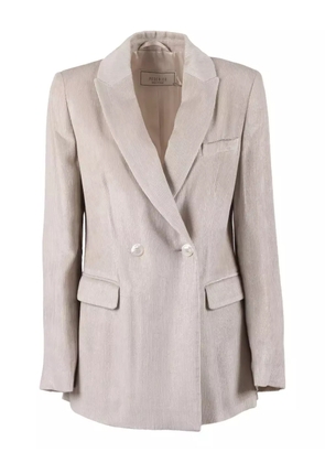 Peserico crystal-embellished corduroy jacket - Neutrals