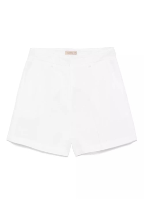 Blanca Vita pressed-crease shorts - White