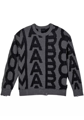 Marc Jacobs The Monogram distressed jumper - Grey