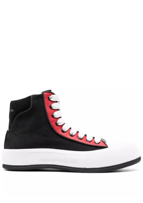 Alexander McQueen Tread Slick lace-up sneakers - Black
