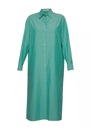 The Row striped shirt dress - Green