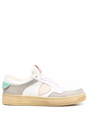 Philippe Model Paris colour-block low-top sneakers - White