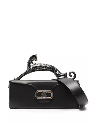 Lanvin medium Pencil Cat sculpted-handle leather bag - Black