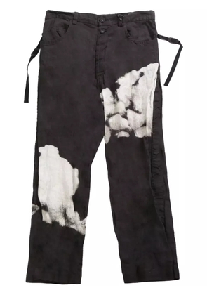 Undercover Cloud cropped trousers - Black