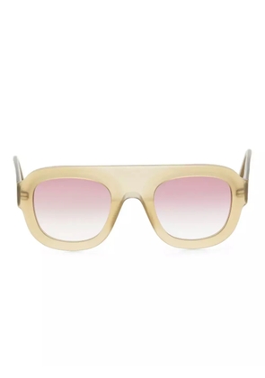 Andy Wolf square-frame sunglasses - Neutrals