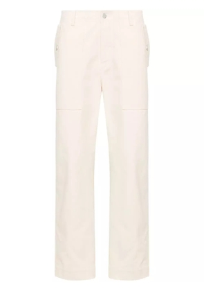 Maison Kitsuné mid-rise straight-leg jeans - Neutrals