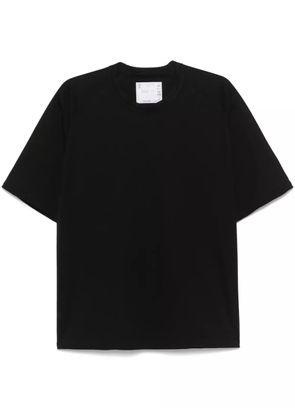sacai cotton T-shirt - Black