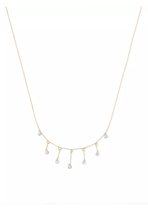 Persée 18kt yellow gold Bohème diamond drop necklace