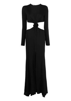 Blumarine cut-out panel dress - Black