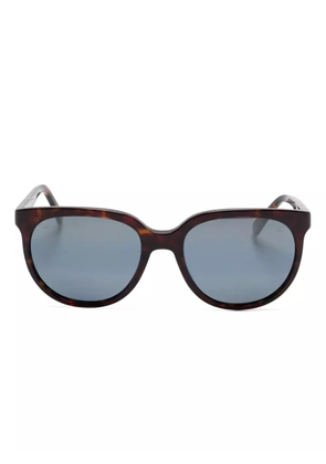 Vuarnet oval-frame sunglasses - Brown