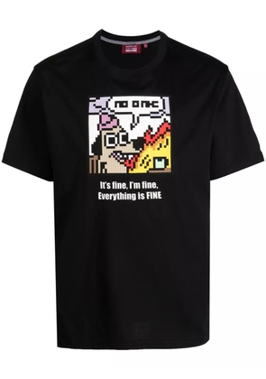 Mostly Heard Rarely Seen 8-Bit graphic-print cotton T-shirt - Black