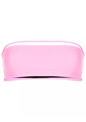 Gloria Coelho string-detail two-piece bikini top - Pink