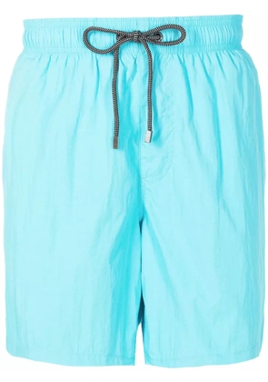 Amir Slama elasticated-drawstring swim shorts - Blue