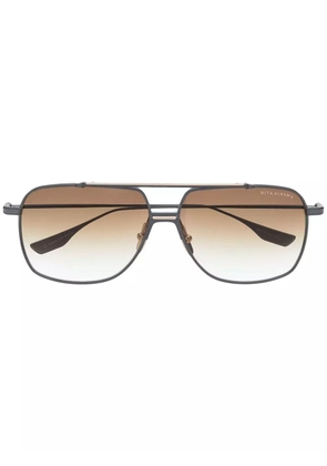 Dita Eyewear Alkamx pilot-frame sunglasses - Grey