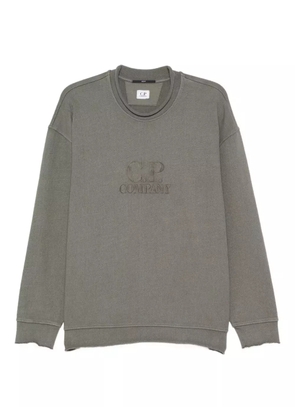 C.P. Company logo-embroidered sweatshirt - Grey