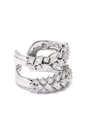 Yeprem 18kt white gold Y-Not diamond ring - Silver