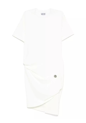 MOSCHINO JEANS crew-neck dress - White