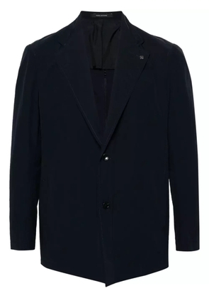 Tagliatore notched-lapels single-breasted blazer - Blue