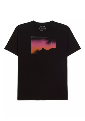 Osklen Ipanema-print T-shirt - Black