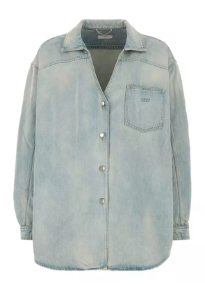 1989 STUDIO stone-wash denim shirt - Blue