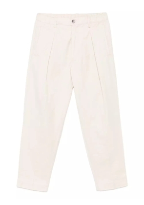 Rhun pleated trousers - Neutrals