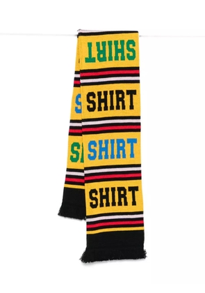 Comme Des Garçons Shirt shirt-striped scarf - Yellow