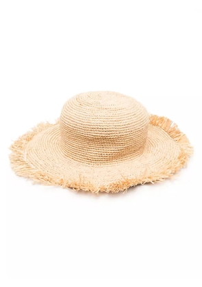 MADE FOR A WOMAN Chapeau 9 straw sun hat - Neutrals