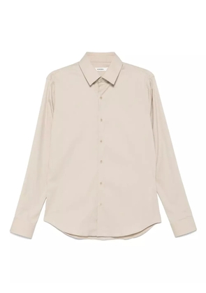 SANDRO cotton-blend shirt - Neutrals