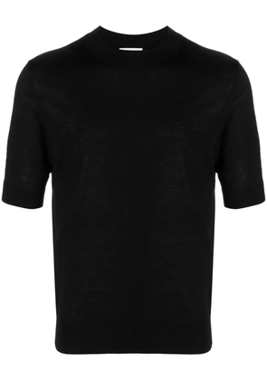 Ballantyne fine-knit wool T-shirt - Black