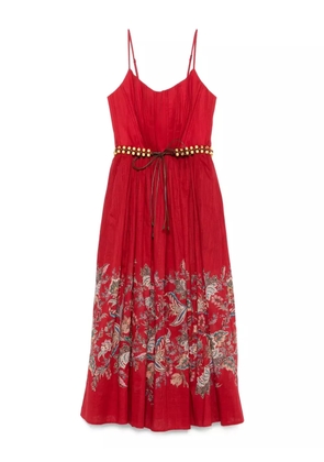 ZIMMERMANN cotton dress - Red