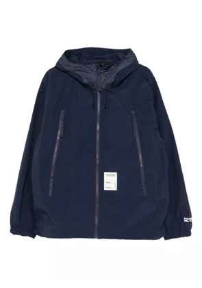 FINGERCROXX logo-patch jacket - Blue