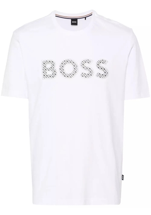 BOSS logo-patch T-shirt - White
