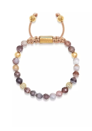 Nialaya Jewelry multi-gem beaded bracelet - Gold