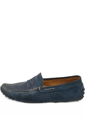Tod's Vintage suede loafers - Blue