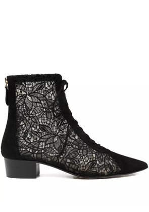 Arteana lace-up heeled boots - Black