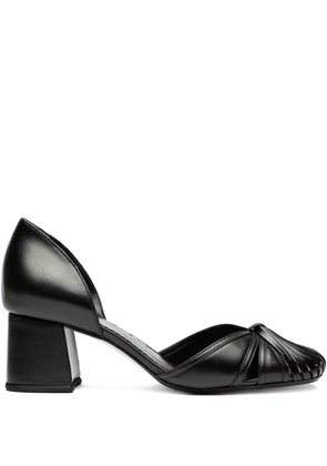 Sarah Chofakian 40mm cut-out knot pumps - Black