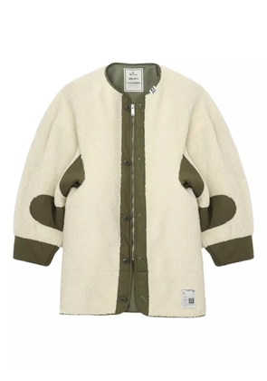 Maison MIHARA YASUHIRO zip-up oversized jacket - Neutrals