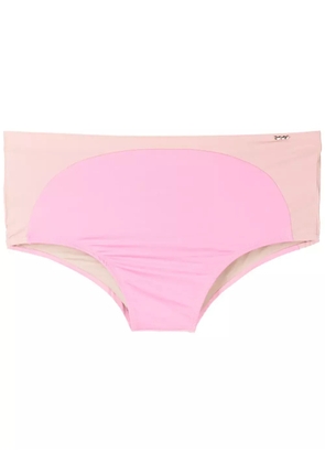 Amir Slama panelled swim trunks - Pink