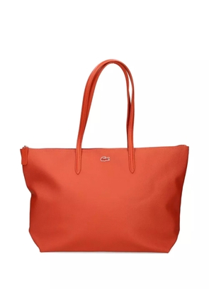 Lacoste logo-patch tote bag - Orange