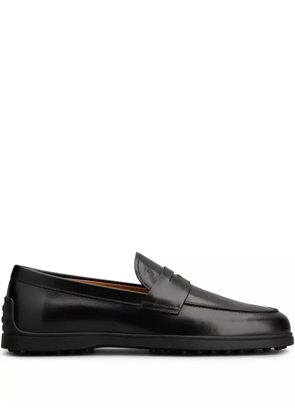 Tod's leather loafers - Black