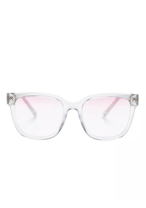 Chiara Ferragni glitter square-frame sunglasses - Silver