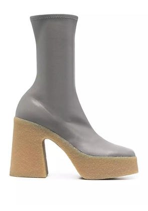 Stella McCartney Skyla stretch platform boots - Grey