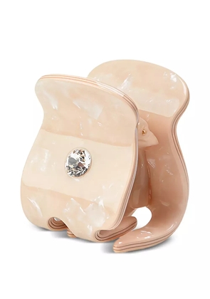 Maison Michel Skipper crystal-embellishment hair clip - Pink