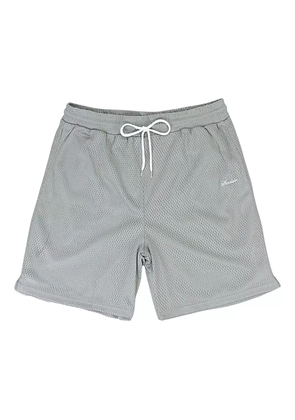 Sinclair logo-embroidered shorts - Grey